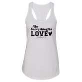 INSPIRATIONAL "Do Everything In Love" Racerback Tank Top – Faith-Based Women's Tee